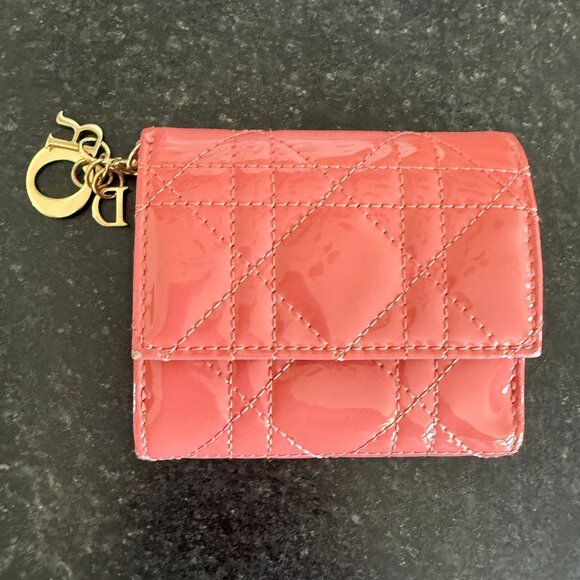 Christian Dior Coral Wallet - Picture 1 of 6